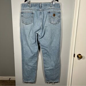 Vtg Carhartt Jeans Relaxed Fit 42x34